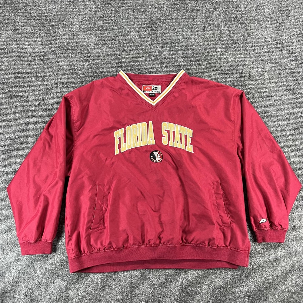 Vintage Florida State Seminoles Jacket Mens 2XL Red NCAA Football Pro Player 90s